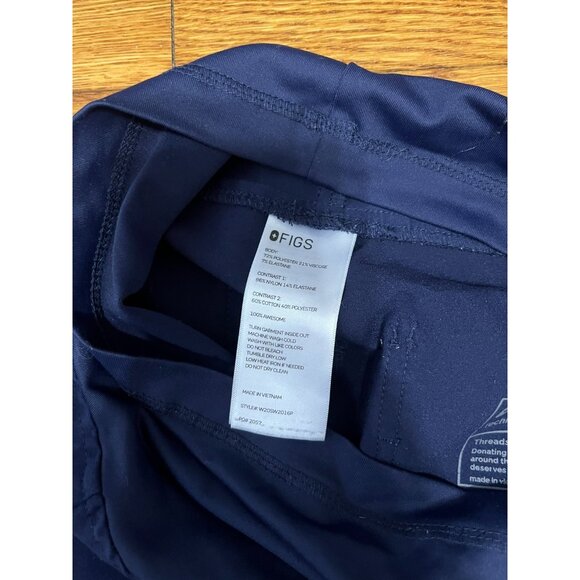 Figs Scrub Pants Womens XS Blue Maternity Jogger Technical Collection Medical - Picture 3 of 4
